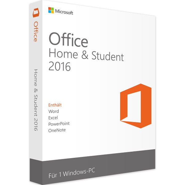 Microsoft Office 2016 Home and Student | für Windows | Retail
