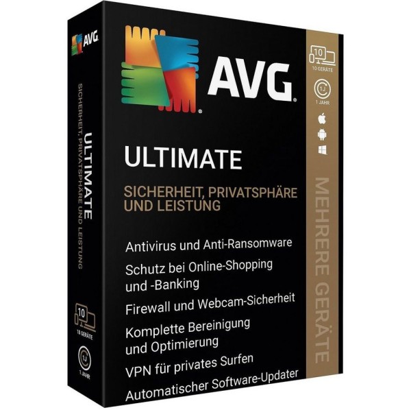 AVG Ultimate 2024 | für Windows/Mac/Mobilgeräte
