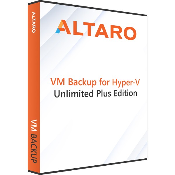 Altaro VM Backup for Hyper-V - Unlimited Plus Edition