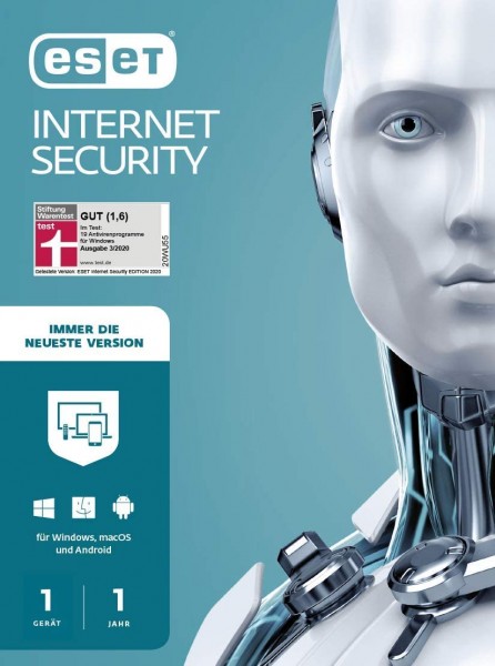 ESET Internet Security 2024 | für PC/Mac/Mobilgeräte