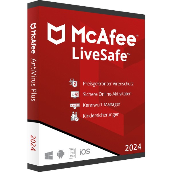 McAfee LiveSafe & VPN 2024